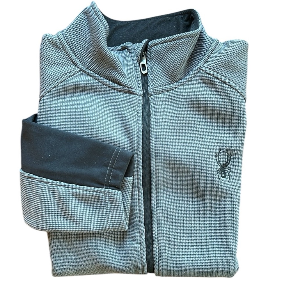 Men’s spyder jacket size large grey